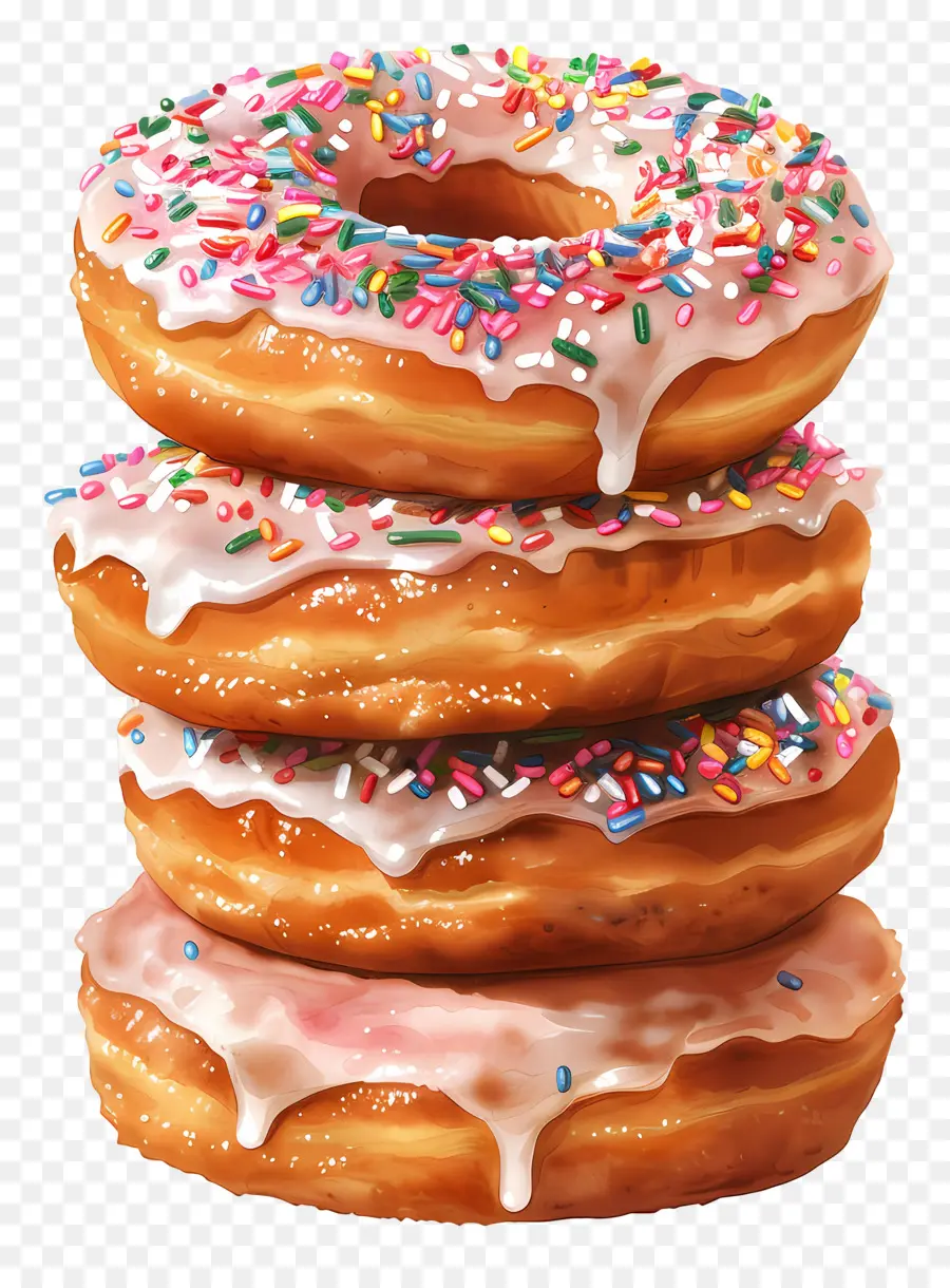 Pilha De Donuts，Donuts PNG