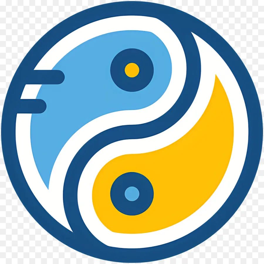 Yin Yang，Peixe Yin Yang PNG