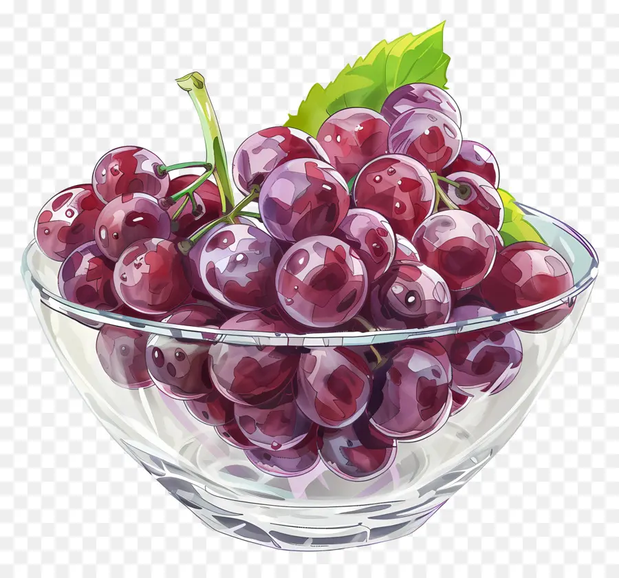 Tigela De Uvas，Uvas PNG