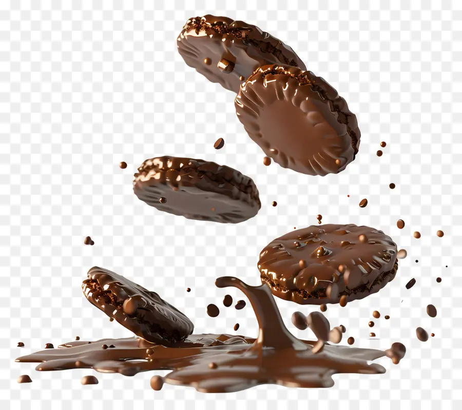 Biscoitos De Chocolate，Biscoitos PNG