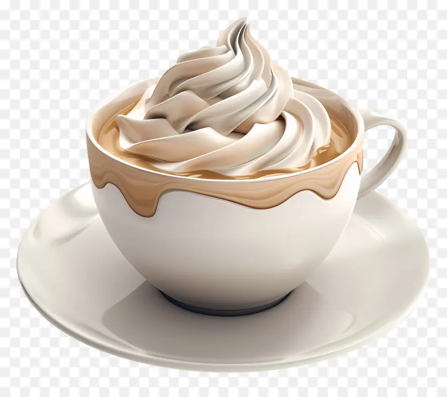 Capuccino，Xícara PNG