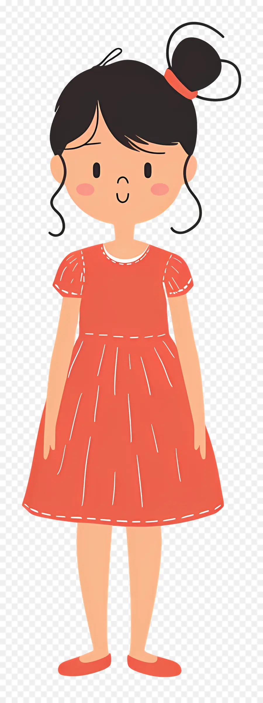 Garota De Vestido，Garota PNG