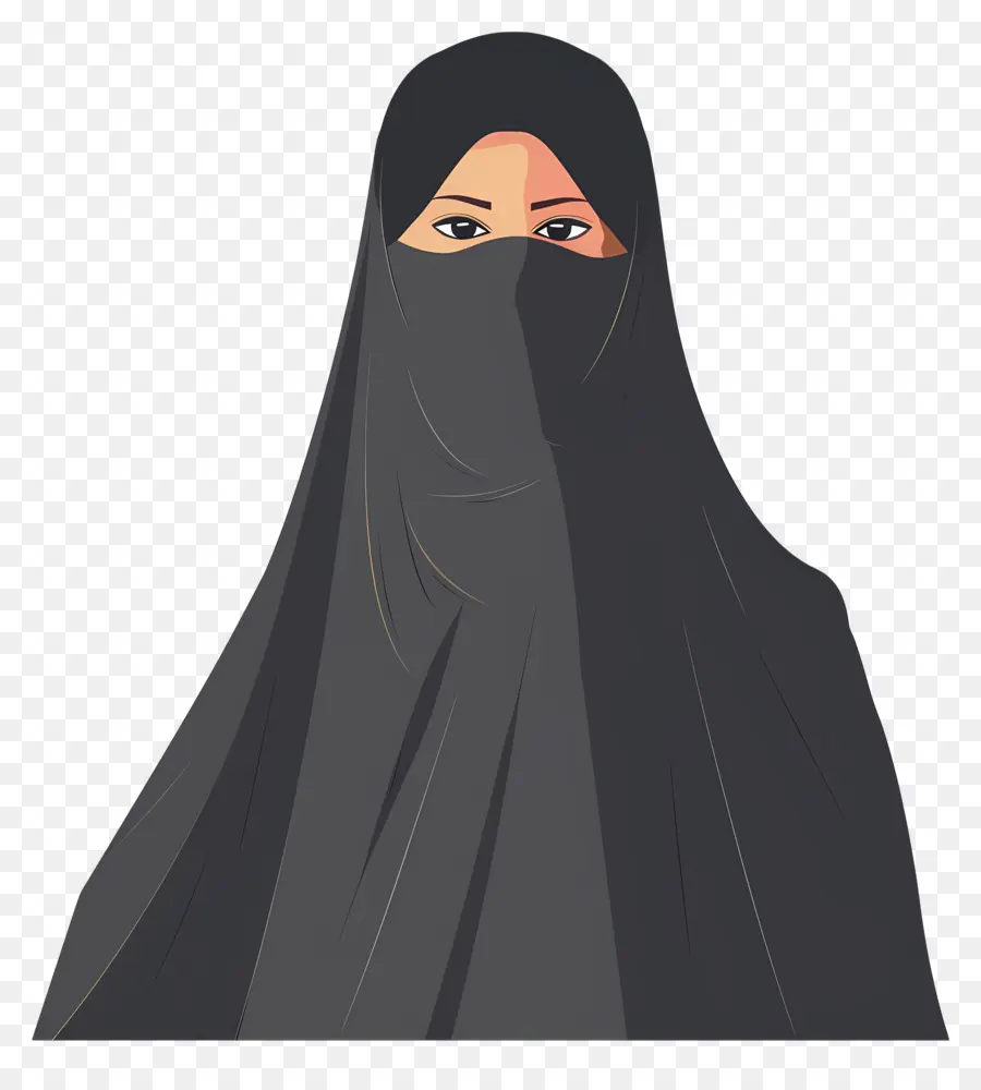 Mulher Em Niqab，Mulher Em Hijab PNG