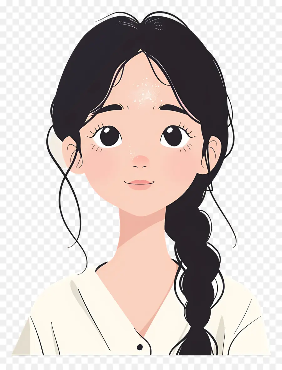 Mulher Coreana，Garota Anime PNG