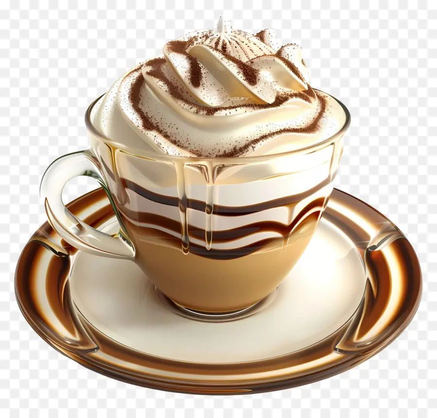 Capuccino，Xícara PNG