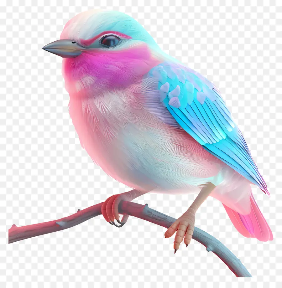 Pássaro Pastel，Pássaro Colorido PNG