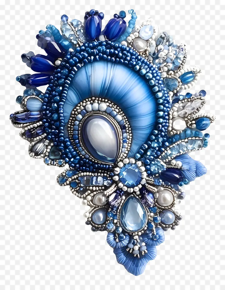 Broche，Broche Azul PNG