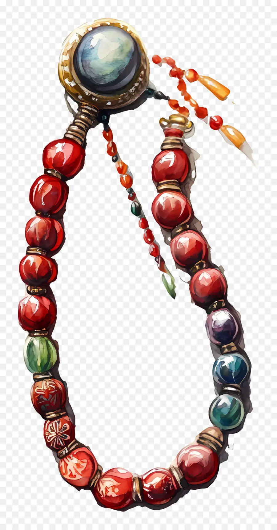 Tasbih，Colar De Miçangas PNG