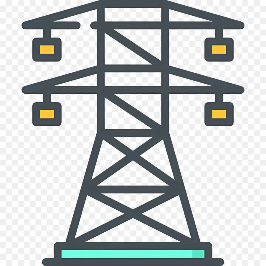 Transmissão Elétrica，Linha De Energia PNG