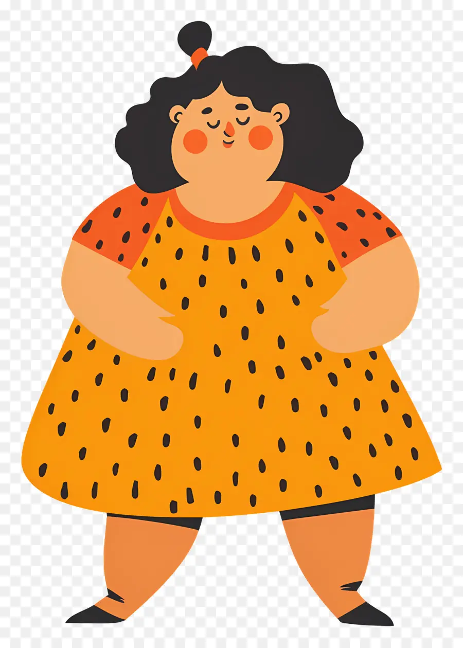 Mulher Gorda，Mulher De Vestido PNG