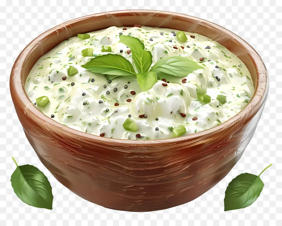 Raita Verde，Tigela De Molho PNG