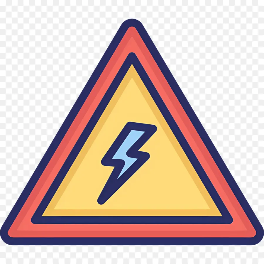 Aviso Elétrico，Sinal De Alerta Elétrico PNG