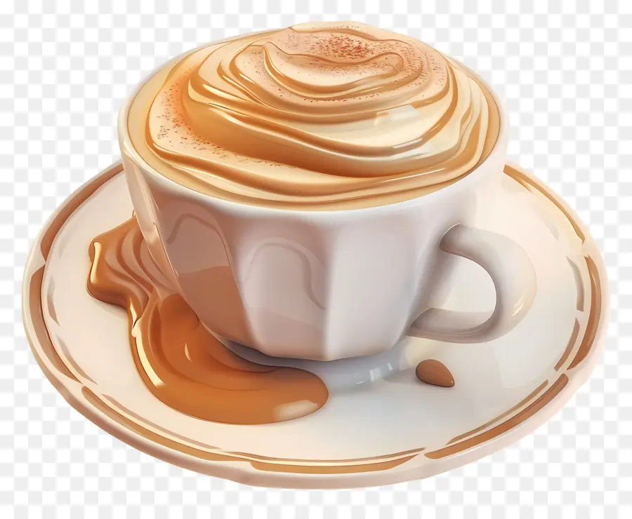 Capuccino，Xícara PNG