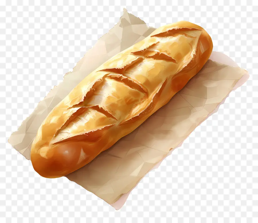 Baguete Amarela，Baguete PNG