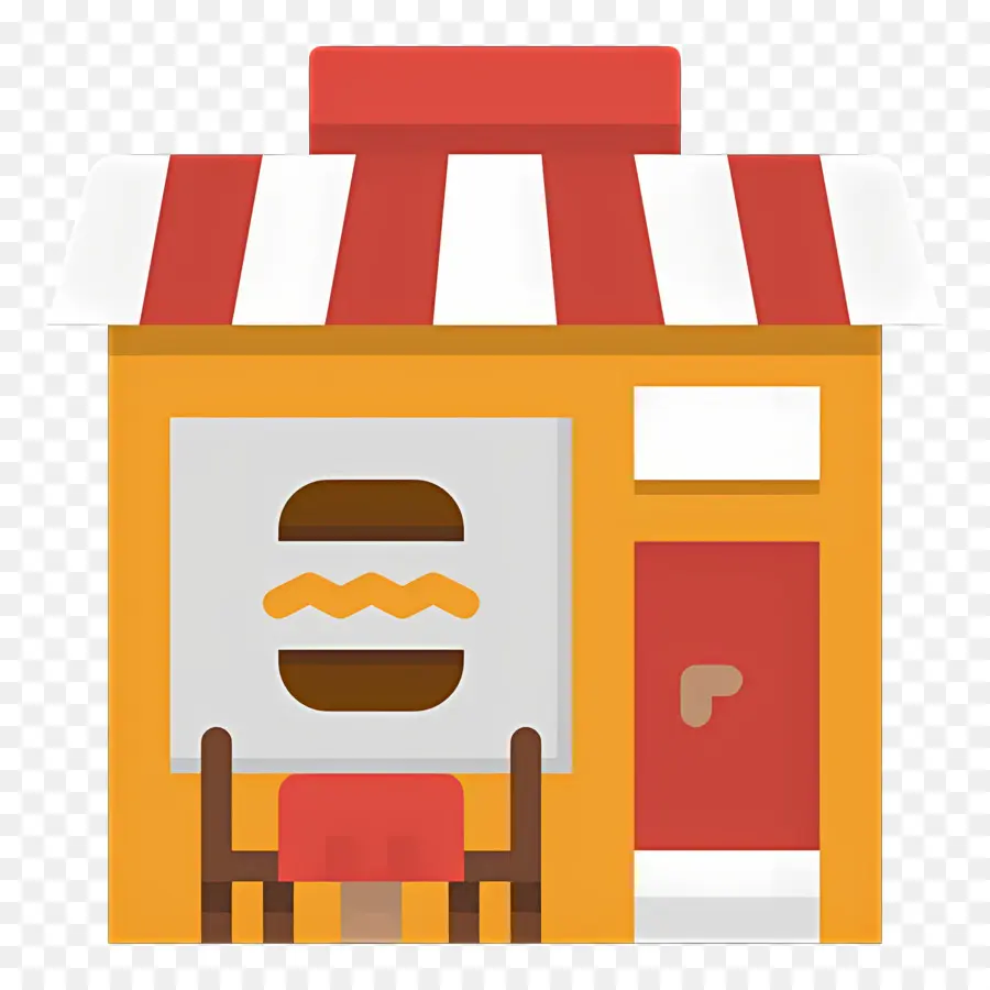 Loja De Fast Food，Hamburgueria PNG