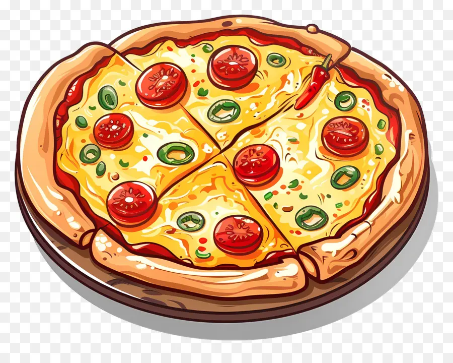 Pizza Mexicana，Pizza PNG