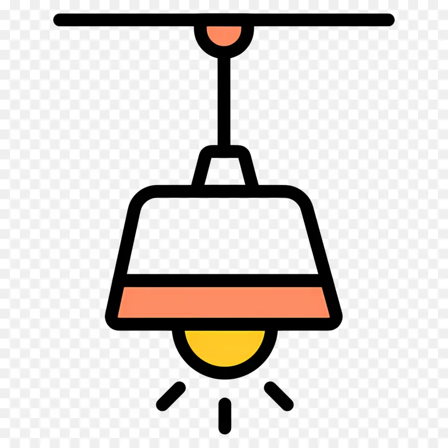 Lâmpada Pendurada，Luz Pendente PNG