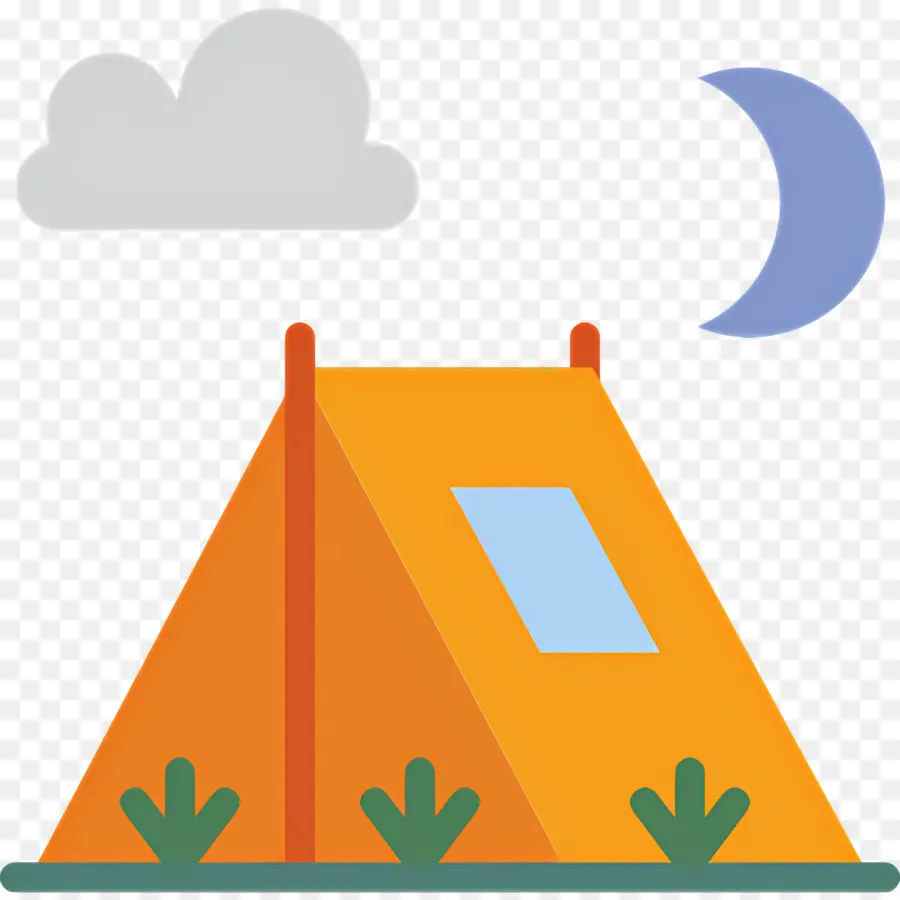 Barraca De Acampamento，Noite PNG