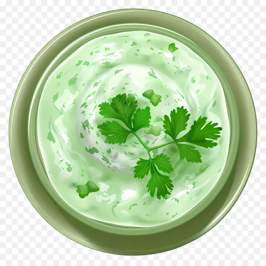 Raita Verde，Molho Verde PNG