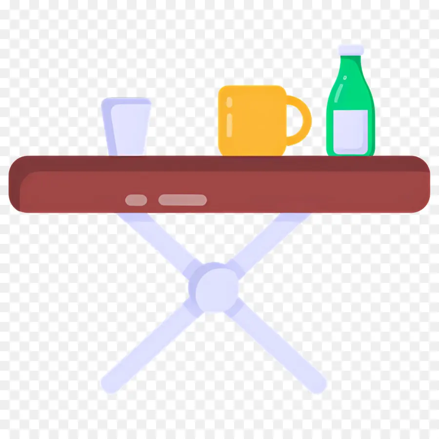 Mesa De Acampamento，Mesa Com Bebidas PNG