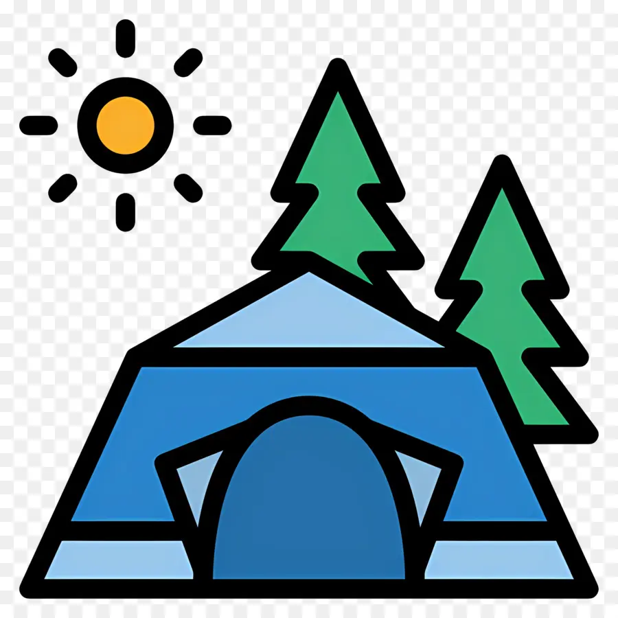 Barraca De Acampamento，Barraca PNG