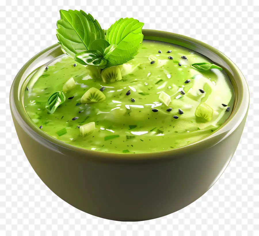 Raita Verde，Molho Verde PNG