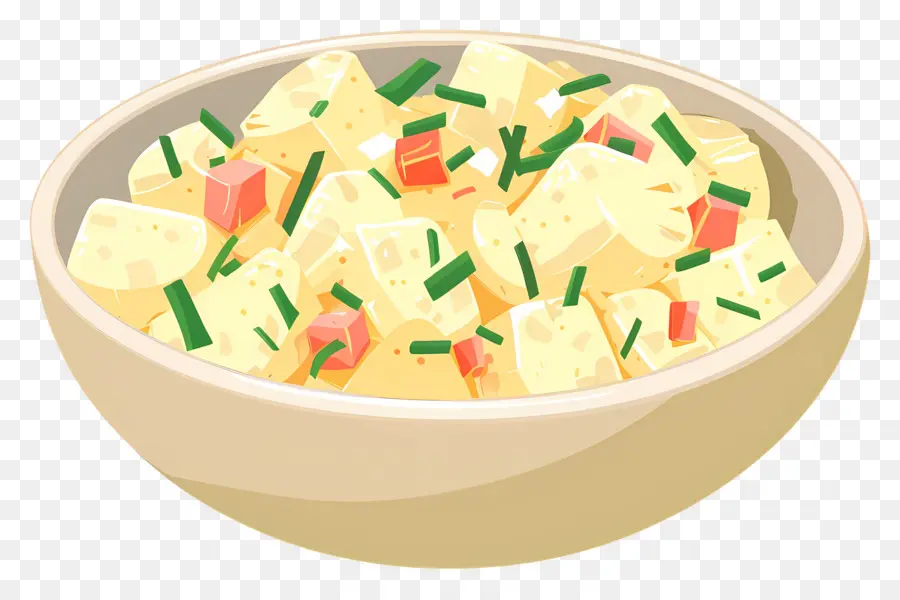 Salada De Batata，Tigela PNG