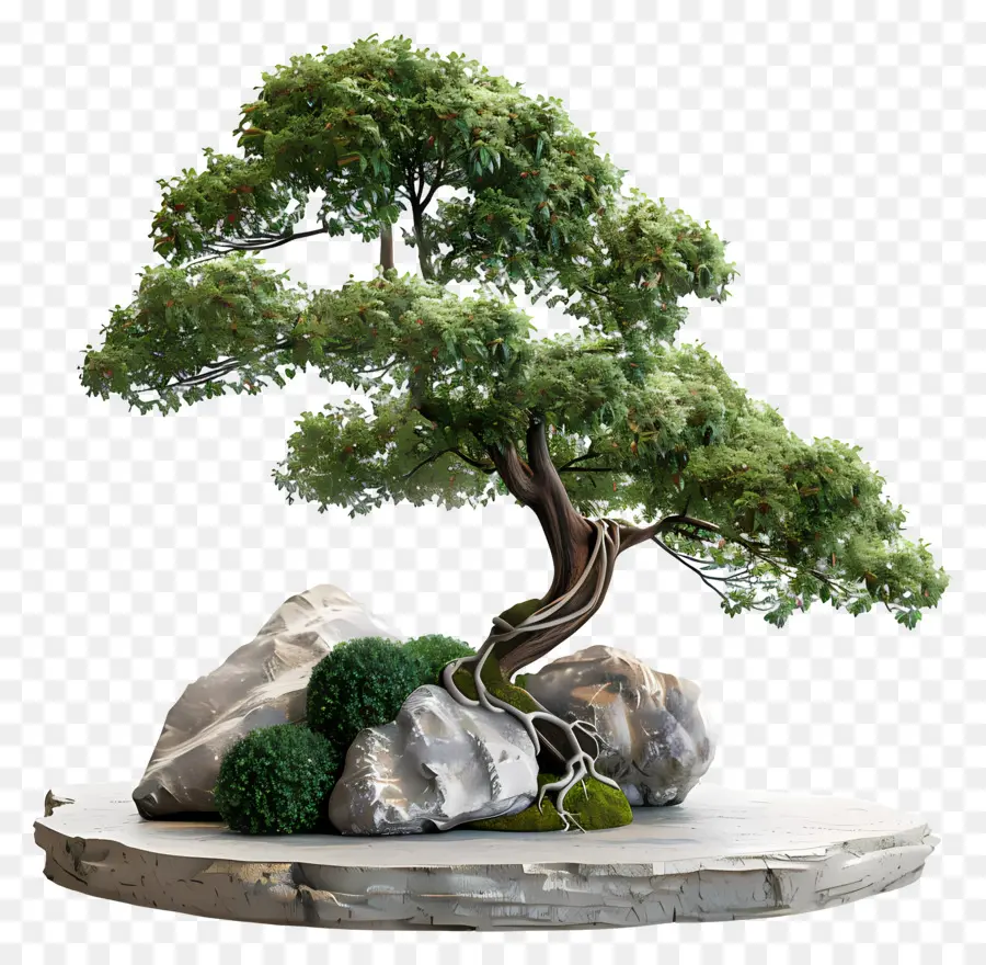 Árvore Bonsai，Miniatura PNG