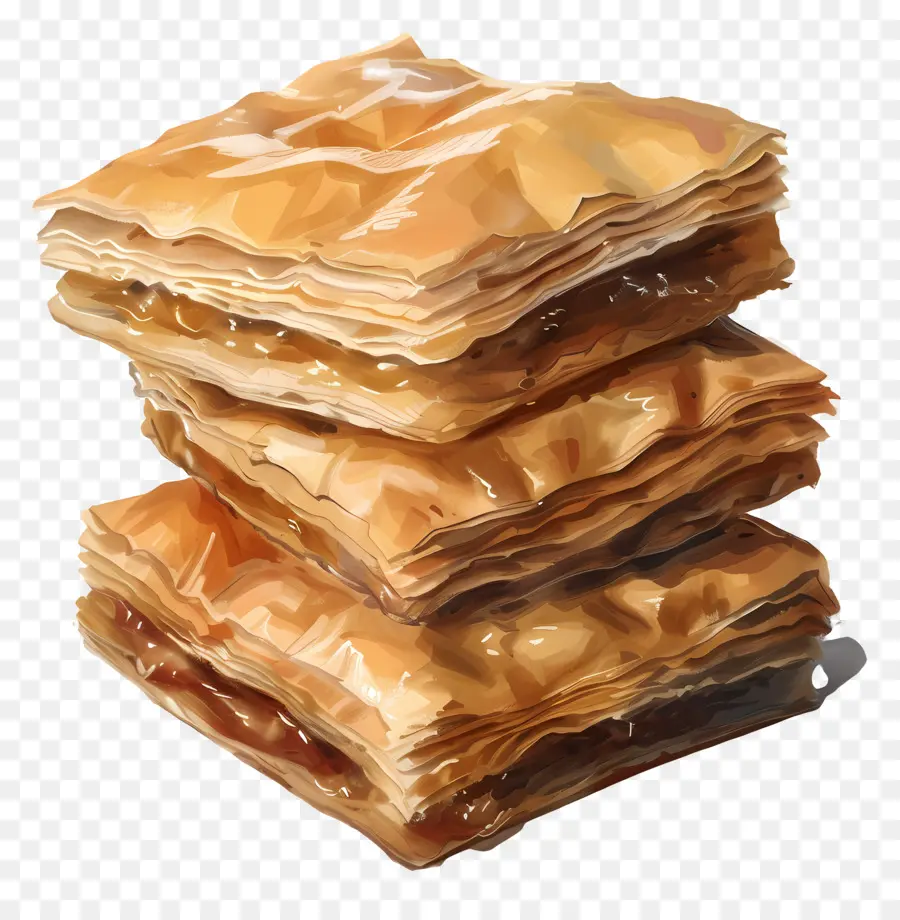 Pilha De Baklava，Baklava PNG