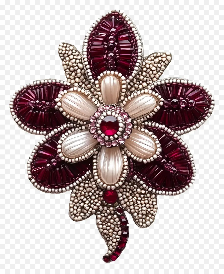 Broche，Flor Frisada PNG