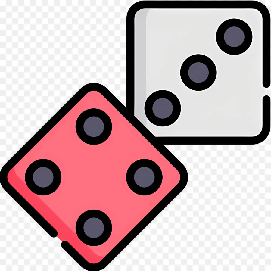 Dados De Cassino，Dados PNG