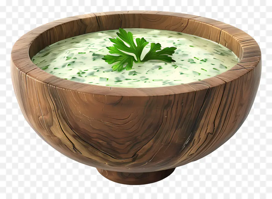 Raita Verde，Tigela De Sopa PNG