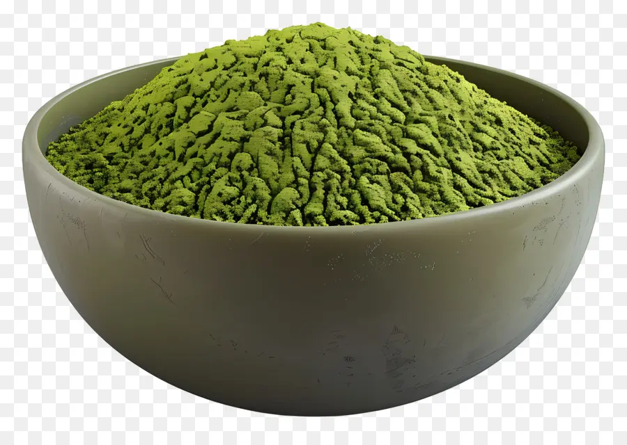 Matchá Em Pó，Pó Verde PNG