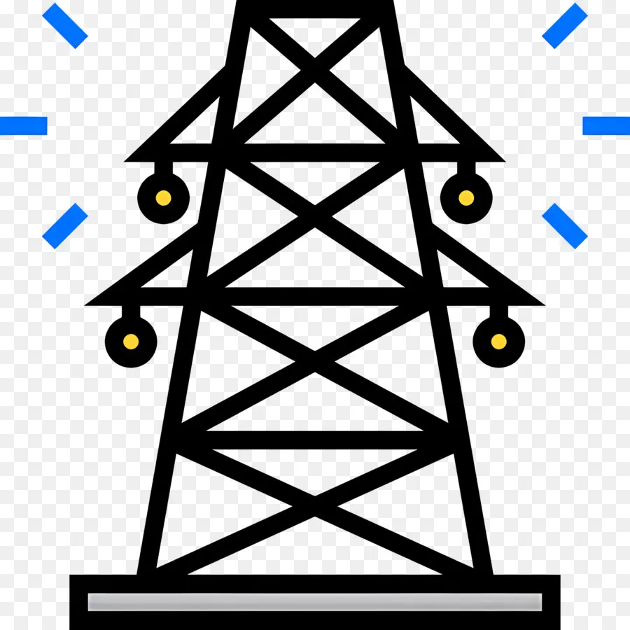 Transmissão Elétrica，Torre Elétrica PNG