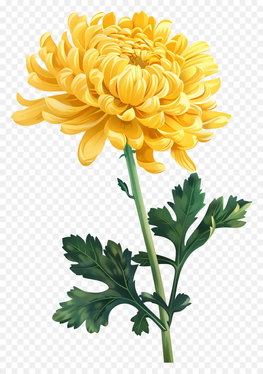 Crisântemo Amarelo，Flor Amarela PNG