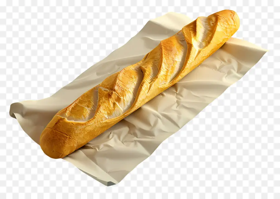 Baguete Amarela，Pão PNG