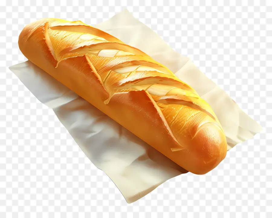 Baguete Amarela，Pão PNG