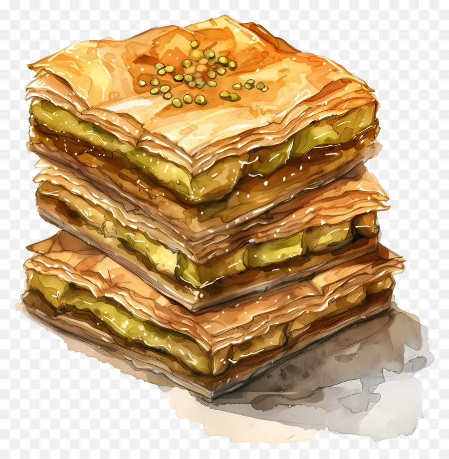 Pilha De Baklava，Baklava PNG