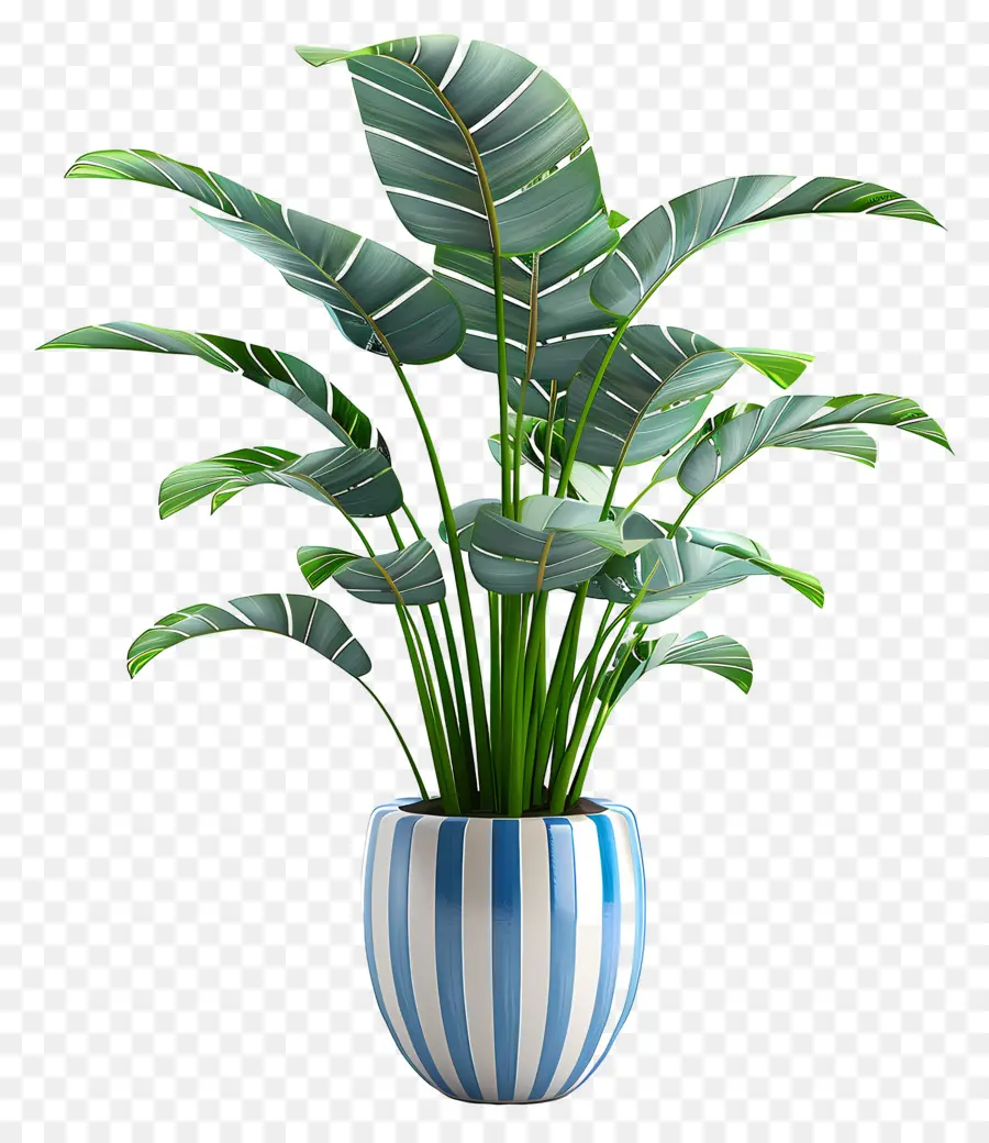 Planta Tropical Em Vaso，Planta Em Vaso Verde PNG