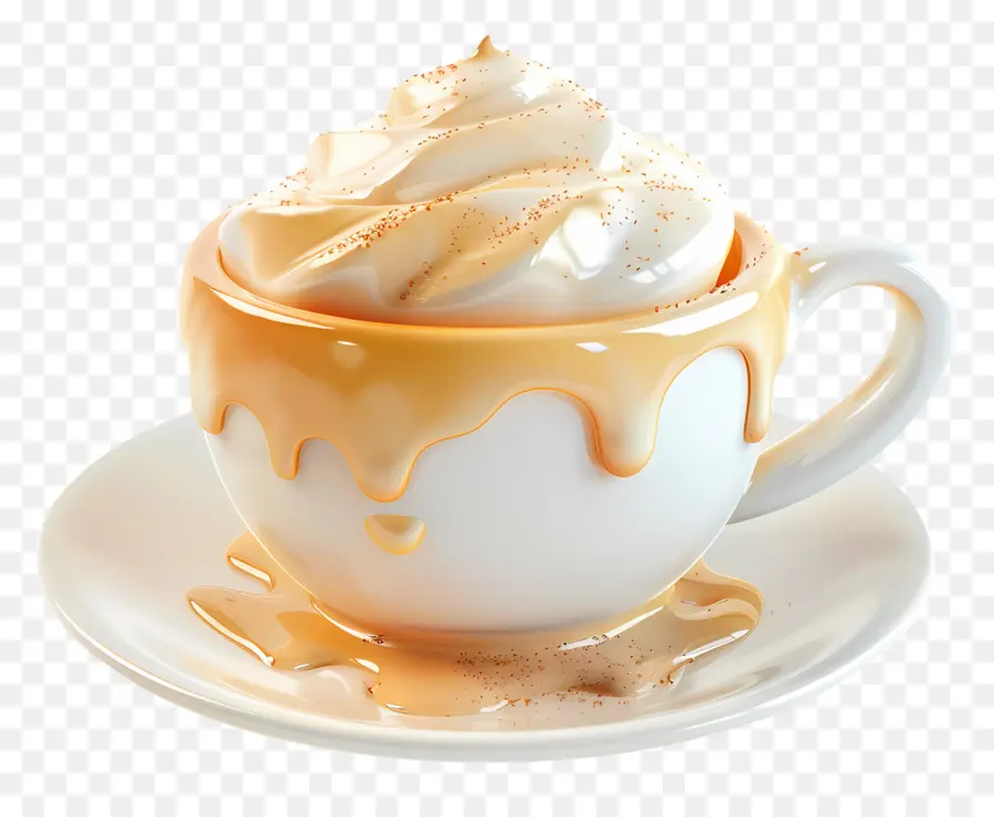 Capuccino，Xícara PNG