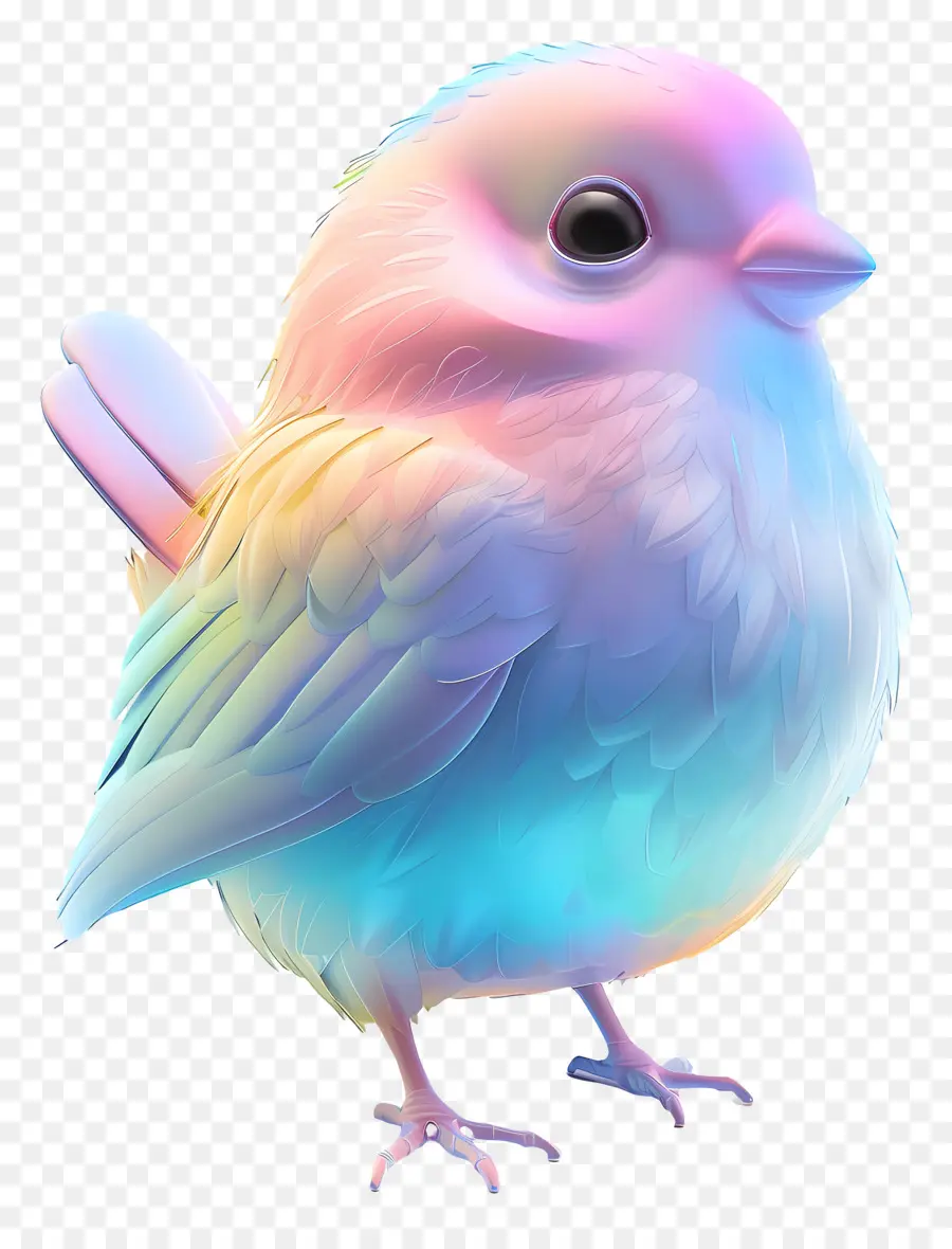 Pássaro Pastel，Pássaro Fofo PNG