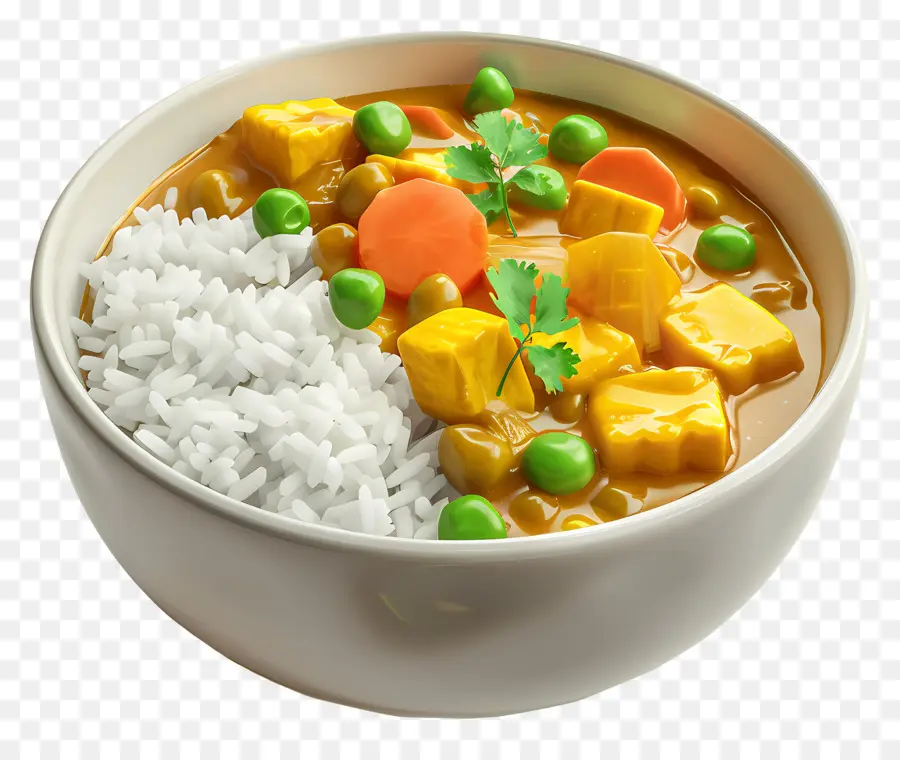 Arroz Com Curry，Caril E Arroz PNG