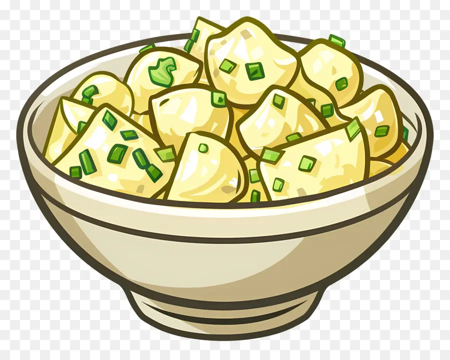 Salada De Batata，Tigela PNG