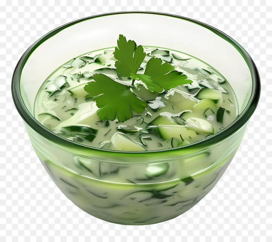 Raita Verde，Tigela De Sopa PNG