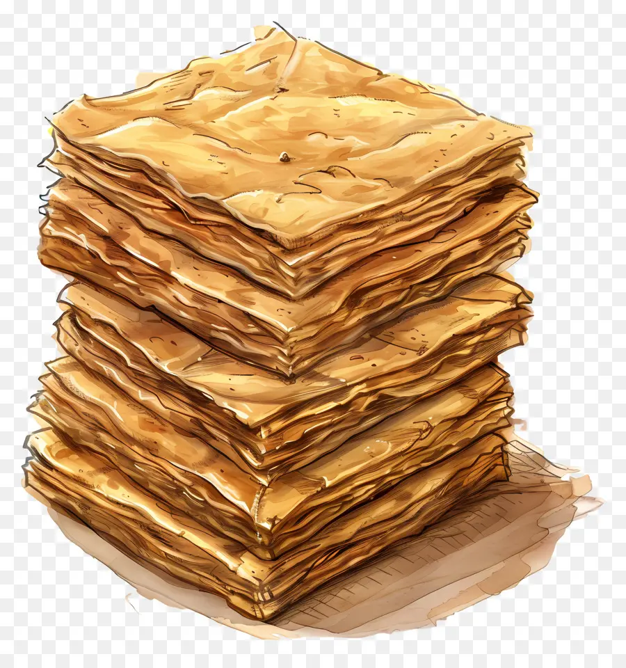 Pilha De Baklava，Pilha De Biscoitos PNG