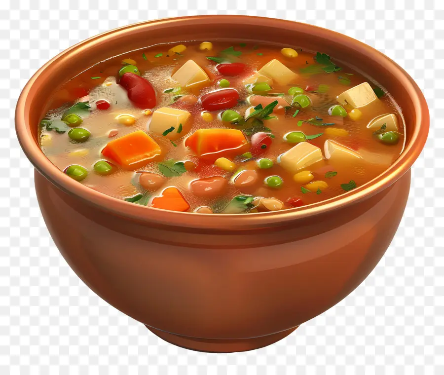 Sopa Minestrone，Tigela De Sopa PNG