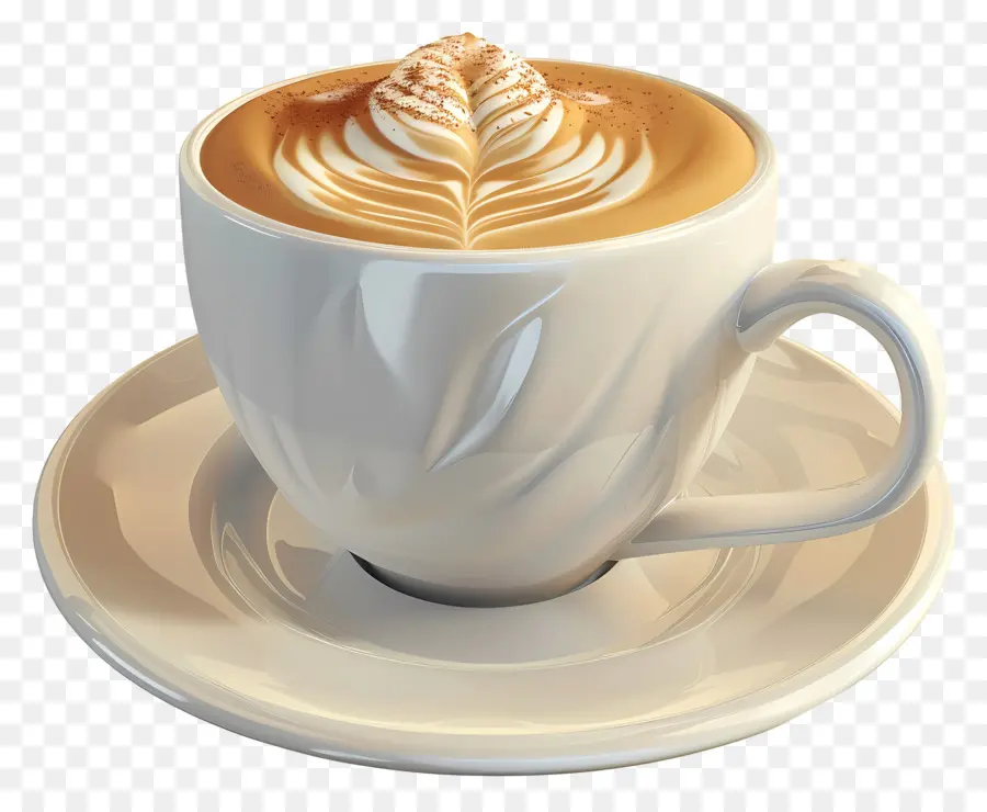 Capuccino，Taça De Mármore PNG