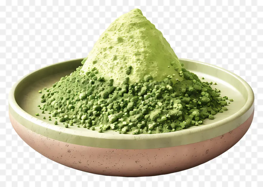 Matchá Em Pó，Pó Verde PNG