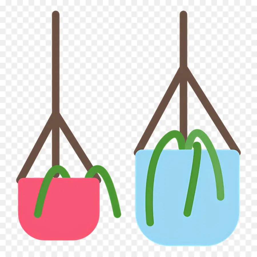 Plantas Penduradas，Potes PNG