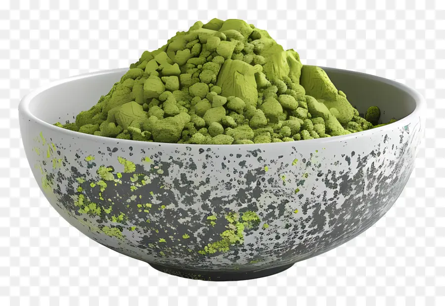 Matchá Em Pó，Pó Verde PNG